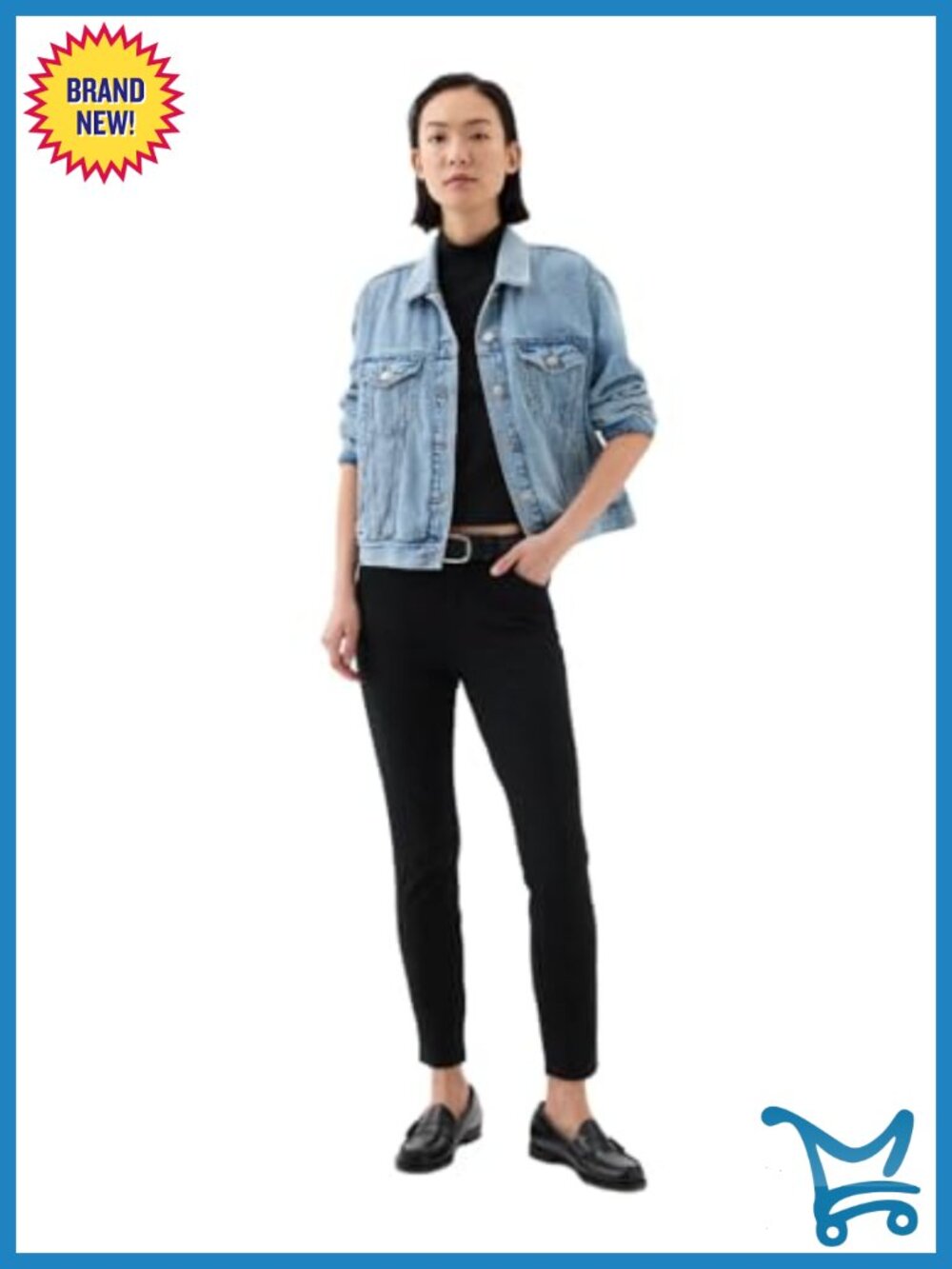 Skinny Ankle Pants Bi-Stretch Mid-Rise Pull On Casual Leggings